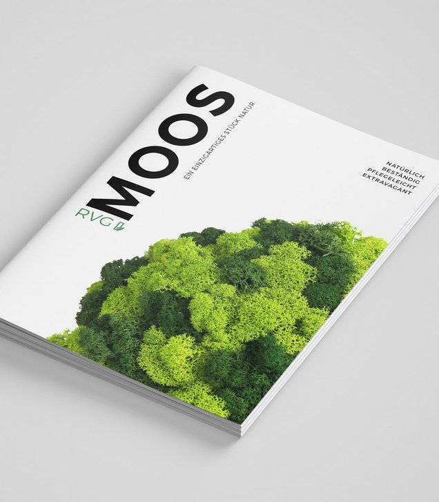Vertikale Moos Raumbegrünung RVG Moos (Katalogabbildung)